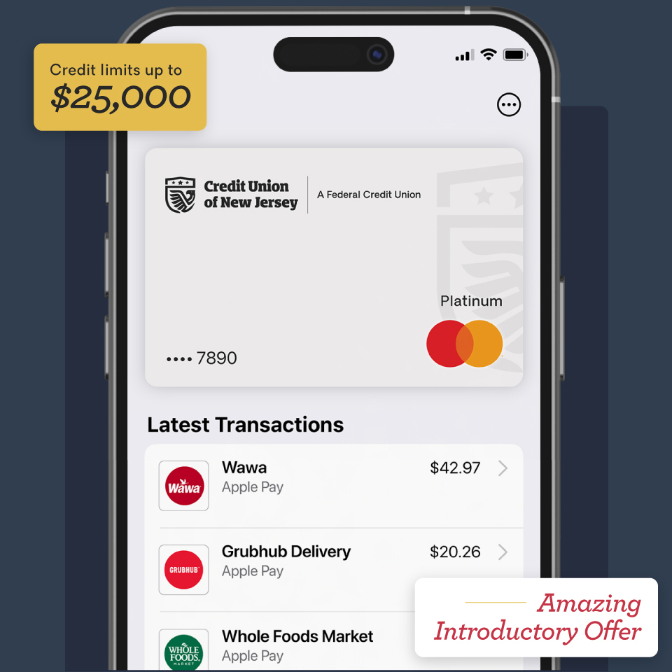 image of a credit card screen